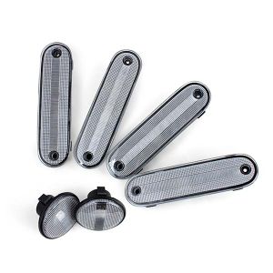 MX5 Set of Turn Signals and Reflectors, Clear