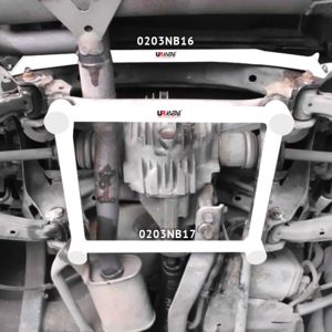 Mazda MX-5 NB NBFL 1.8 1998-2005 Ultra Racing 4-Point Rear Lower Bar rear lower bar rear lower bar chassis brace reinforcement