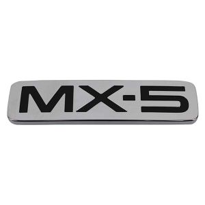 MX5 emblem on the rear bumper