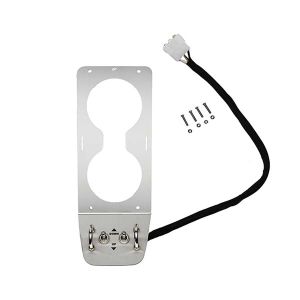 MX5 stainless steel window switch with cup holder (polished) - Jass Performance