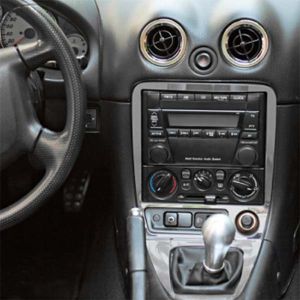 MX5 Stainless Steel Center Console (Brushed) - Jass Performance