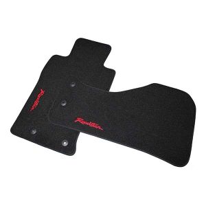 MX5 Mats black with red Roadster logo