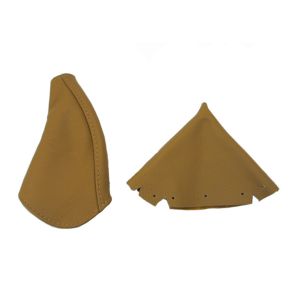 MX5 Leather Gear Shift and Handbrake Cover (tan)