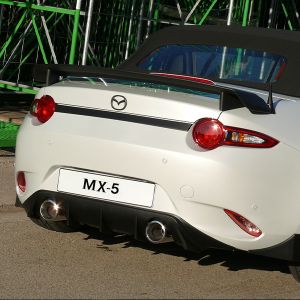 MX5 Sports Exhaust with Diffuser matte black