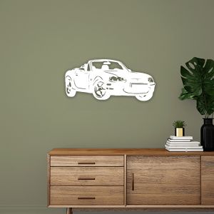 MX5 Wall Decoration NB (70 x 31 cm) White