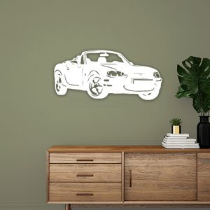 MX5 Wall Decoration NB (89 x 40 cm) White