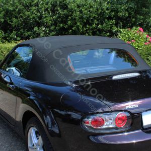 MX5 Soft Top Fabric with Glass Window, Black (Used)