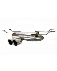MX5 Dual stainless steel exhaust with diffuser