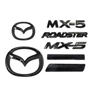High quality gloss black aluminum emblems for Mazda MX-5 ND