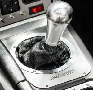 MX5 stainless steel Gearlever surround (polished) - Jass Performance