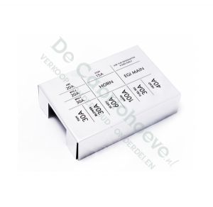 MX5 fuse box cover stainless steel - Jass Performance