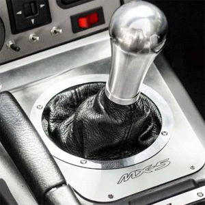MX5 stainless steel Gearlever surround (polished) - Jass Performance