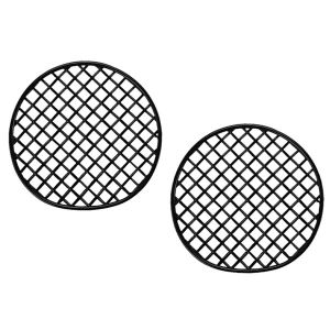 MX5 Woven stainless steel grill for fog lamp holes black