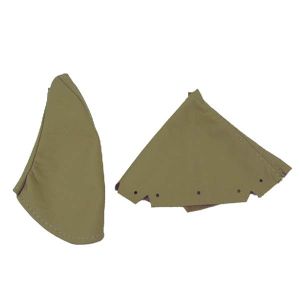 MX5 Gear and Handbrake cover leather (dark beige)
