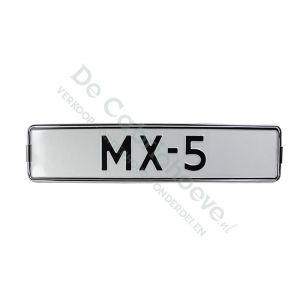 MX5 license plate holder chrome