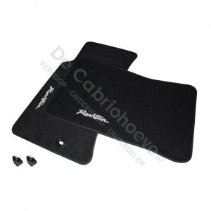 MX5 Mats black with white Roadster logo