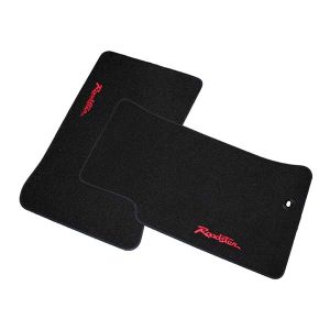 MX5 Mats black with red Roadster logo