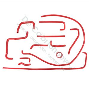 MX5 Set of vacuum hoses silicone 1.6l and 1.8l red