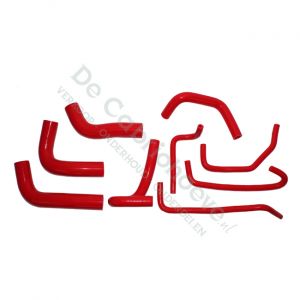 MX5 Set of cooling hoses silicone 1.8l red