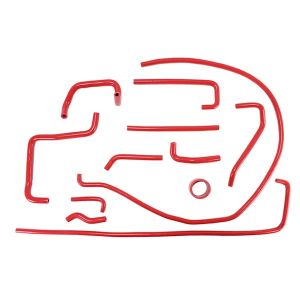 MX5 Set of vacuum hoses silicone 1.6l and 1.8l red