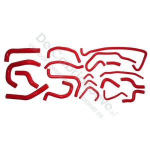 MX5 Set of cooling hoses silicone 1.8l and 2.0l red