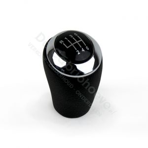 MX5 Gear stick 6 box leather black with chrome ring