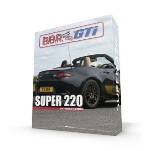 Package of the BBR Super 220-package for the Mazda MX-5 ND, including high-quality performance-parts and tuning components.
