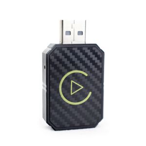 George Napoli wireless CarPlay and Android Auto adapter with USB-A and USB-C connection