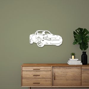 MX5 Wall Decoration NBFL (70*31cm) White