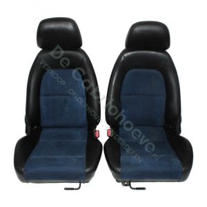 MX5 Set leather-fabric seats black leather with blue fabric 10th Anniversary (Used)