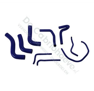 MX5 Set of cooling hoses silicone 1.6l blue