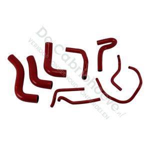 MX5 Set of cooling hoses silicone 1.6l red