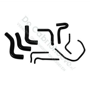 MX5 Set of cooling hoses silicone 1.6l black