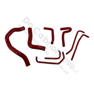 MX5 Set of cooling hoses silicone 1.6l and 1.8l red